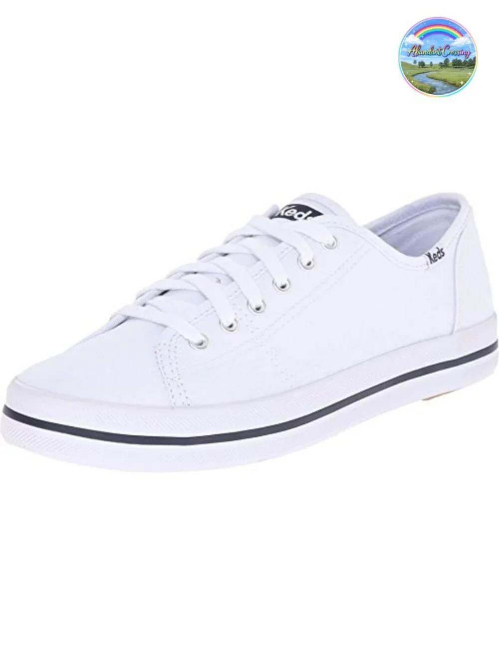 Keds Kickstart Lace Up Canvas Sneakers Women's Cushioned Comfort